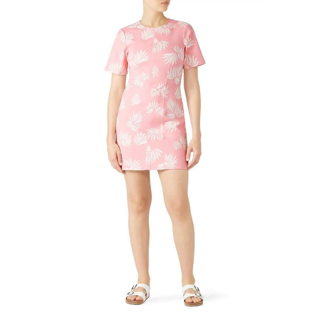 Cinq a Sept Phoenix Pink Madison Floral Mini Dress Size 10